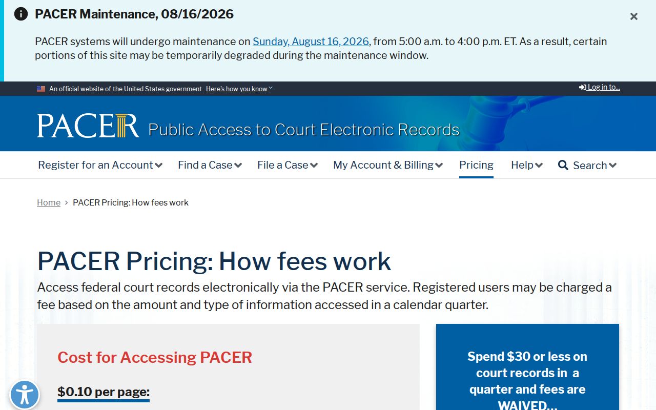 Federal PACER source contrasted with Teller County traffic court records