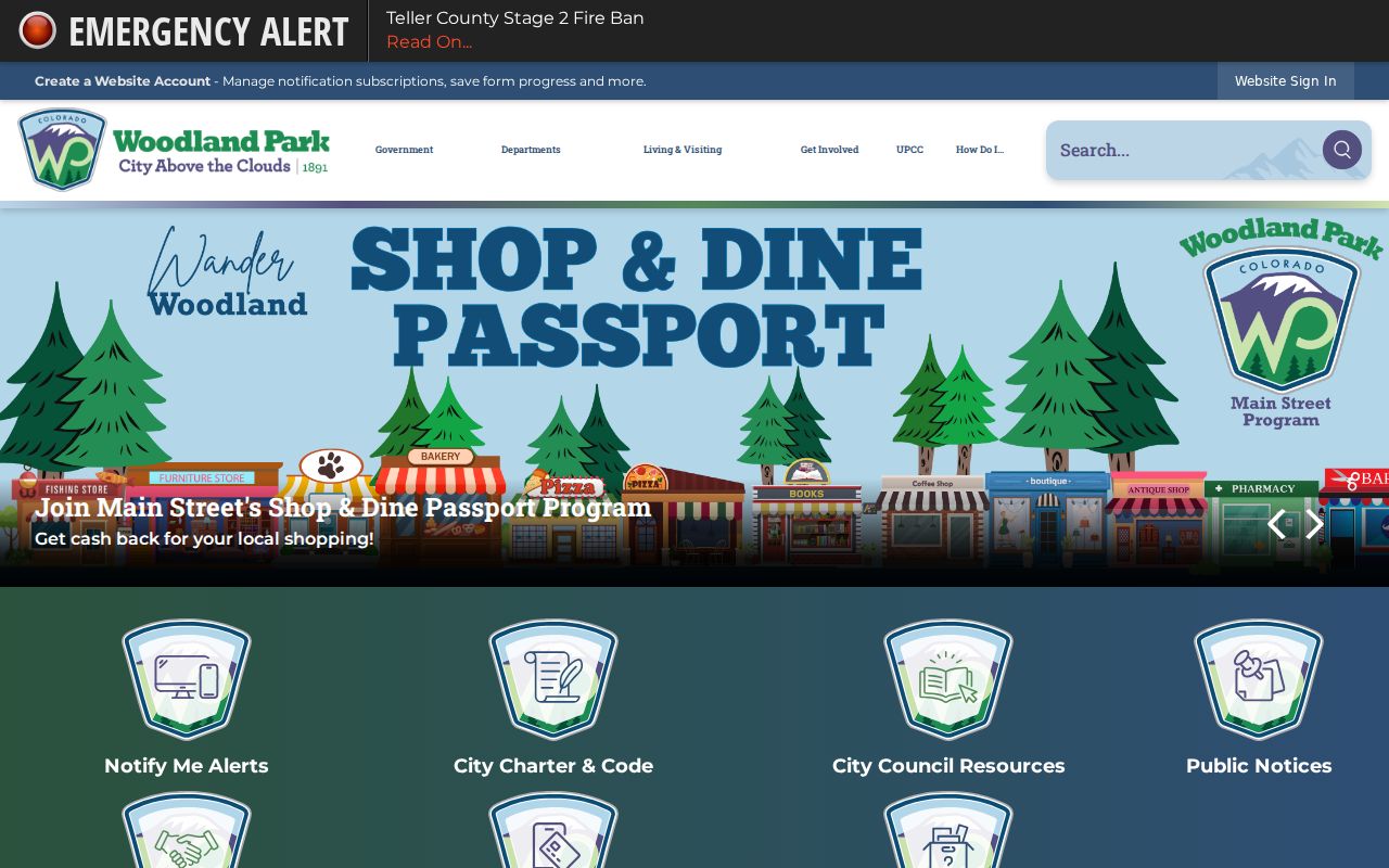 Woodland Park court docket City Hall location and public hours